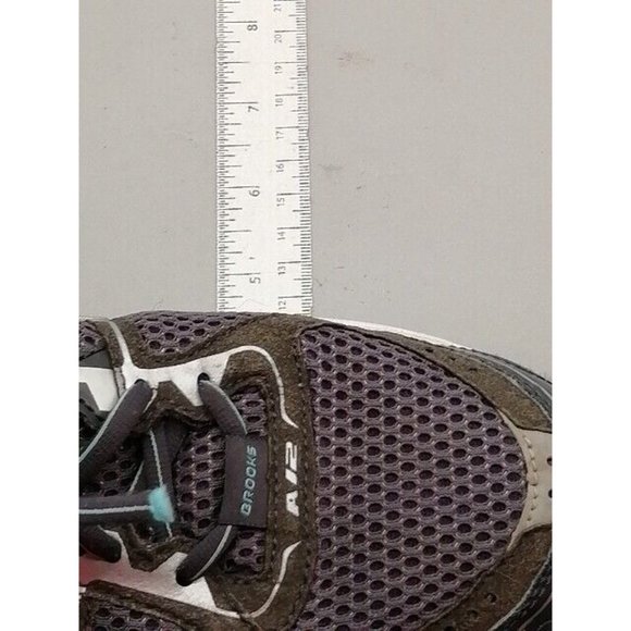 Brooks Womens Sneakers Addiction A12 Blue Lace Up Running Shoe Low 9.5 Narrow - Picture 7 of 13